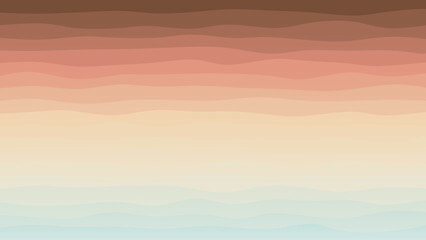 Red, blue and brown coloured wave patterned background with a flowing design