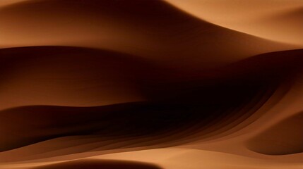 Sahara Desert Sunset Over Golden Sand Dunes in Morocco