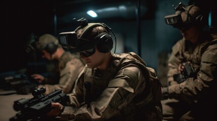 Military Virtual Reality Training Simulation