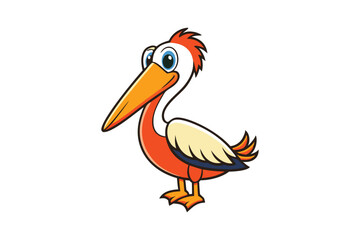 Obraz premium illustration of a pelican