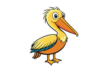 Fototapeta premium illustration of a pelican