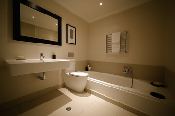 modern bathroom interior