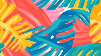 Colorful Tropical Fish Vector Illustration for Underwater Decor and Wallpaper Design