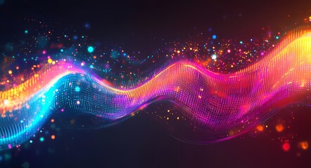 Fototapeta premium Digital data stream