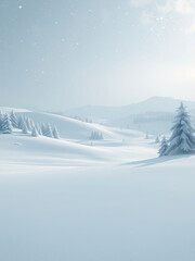 Snowy landscape with intricate crystal formations and delicate flake patterns, evoking a sense of serenity and natural beauty,  icy crystals,  winter wonderland,  gentle snowfall