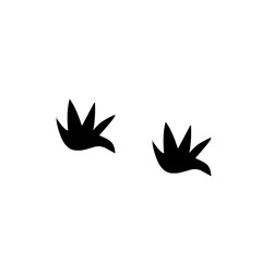 Fototapeta premium animal footprint icon