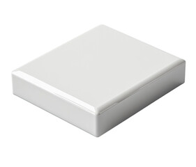 Naklejka premium blank white gift box with empty space ready for text or image