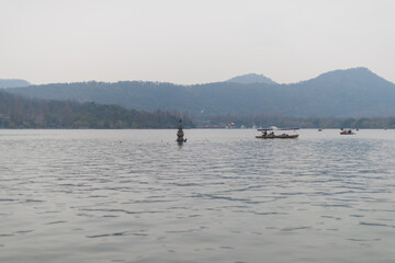 Obraz premium fishing in the lake