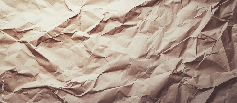 Poster Crumpled paper texture suitable for backgrounds and design projects featuring a natural and organic aesthetic.
