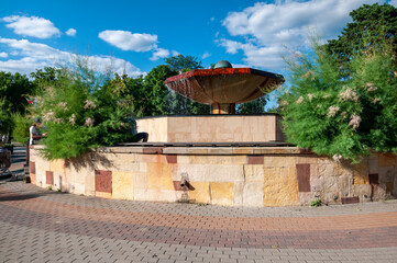 Grzybek - Mushroom Fountain in Ciechocinek, Kuyavian-Pomeranian Voivodeship, Poland	
