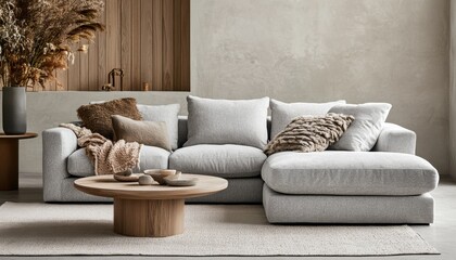 Cozy and Inviting Living Room with Neutral Tones