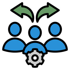 Executive Coaching Icons For Design Elements 