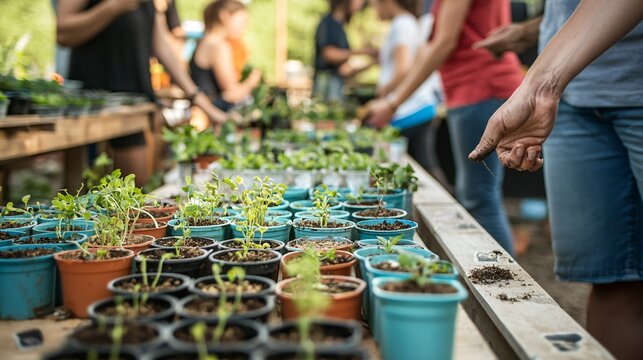 National Seed Swap Day unites gardening enthusiasts in a vibrant exchange of diverse seeds, fostering a lively atmosphere for plant lovers.