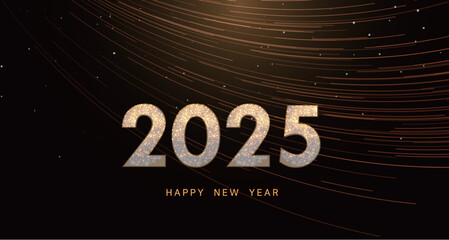 2025 New Year's Celebration Event Background