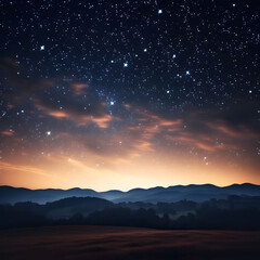 Naklejka premium sky with stars