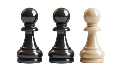 Chess Pawn isolated on white background