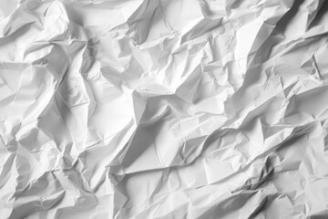 Obraz premium Wrinkled texture of light paper: adaptable canvas for various applications