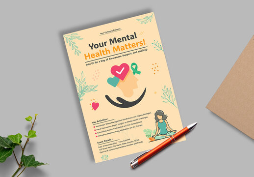 Mental Health Awareness Event Flyer