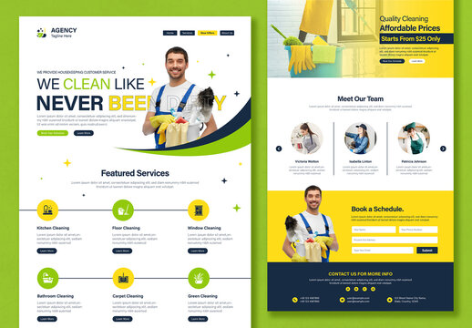 Professional Housekeeping Service Email Newsletter Design