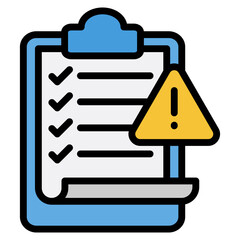 Risk Assessment Icons For Design Elements 