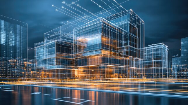 Innovative building design with virtual overlays