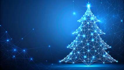 abstract christmas tree