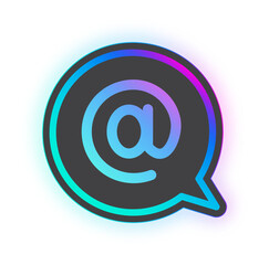 Gradient Contact  Icon