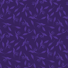 Beautiful little flower pattern on purple background. Sweet flower pattern is perfect for dress.