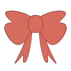 red ribbon bow