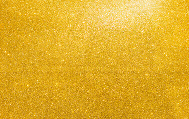 Gold shiny glitter texture background, shiny gold glitter background