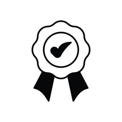 Green Certification  vector icon stock illustration