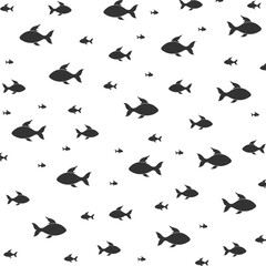 Fish background icon isolated on transparent background