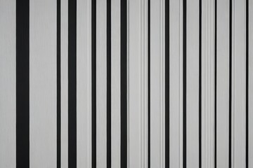 a close up of a black and white striped wall with a stop sign