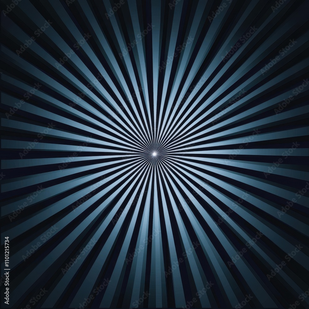 Poster a mesmerizing blue radial gradient pattern creating a sense of depth and movement.