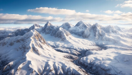 Winter Mountain Landscape