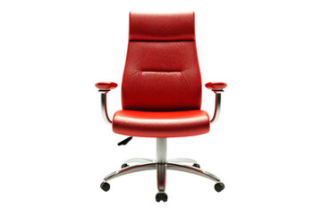 Obraz premium Office chair design showcase modern workspace furniture indoor front view ergonomics