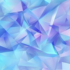 Fototapeta premium A vibrant abstract background featuring layers of blue and purple triangular shapes, creating a modern, vibrant look.