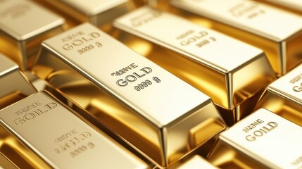 Gleaming Gold Ingots: A Shimmering Wealth of Opportunity