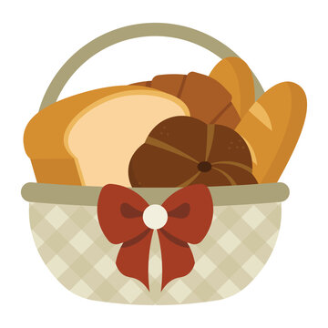 Bakery Bread Basket Illustration - 11
