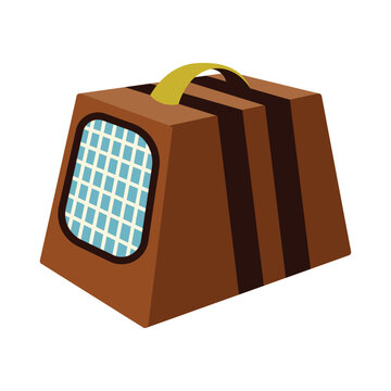 Pet Carrier Vector Illustration - 08