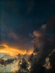 Fototapeta premium sky at sunset