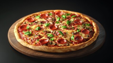 The Delicious Pepperoni Pizza