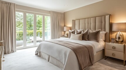 Fototapeta premium Luxury Master Bedroom Design Ideas