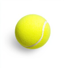 Vibrant Yellow Tennis Ball