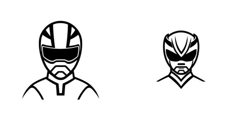 Line art icon in a modern style for a NEMA 5-15 grounded power outlet/AC socket, designed for use in apps and websites.