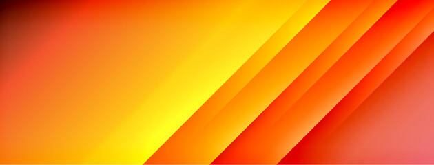 Colorful gradient with lines made of shadow and light. Creative background