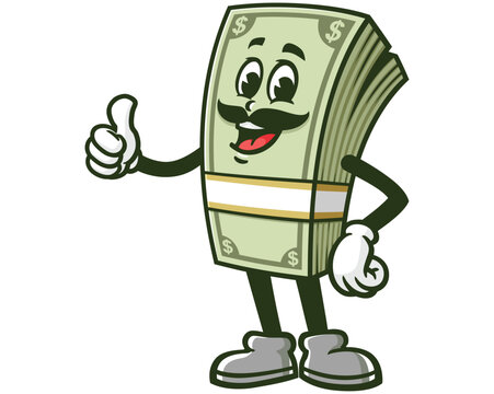 recommend clip art: Money Cash with mustache,   Cartoon Character Mascot Illustration Vector Clip-art Hand-drawn Logo Design