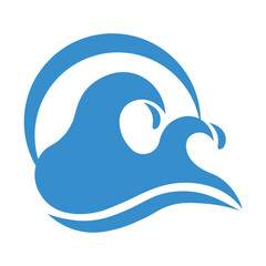 Fototapeta premium Wave Icon