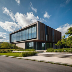 Obraz premium modern and sleek building