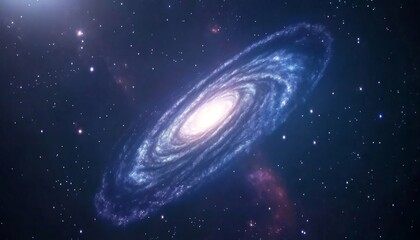 Obraz premium Spiral Galaxy in Deep Space